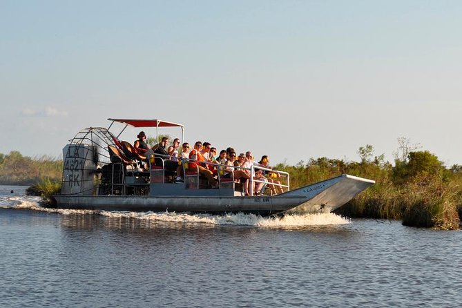 Airboat Ride with Transportation from New Orleans - From Toulouse Street to Jean Lafitte
