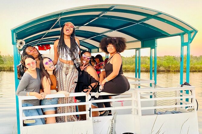 Freaky Tiki Boat Bayou Tour: Near New Orleans with Bathrooms - A party boat with a real New Orleans setting