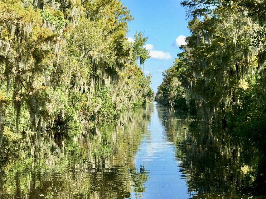From Lafitte: Swamp Tours South of New Orleans by Airboat - The first burst of speed across open water