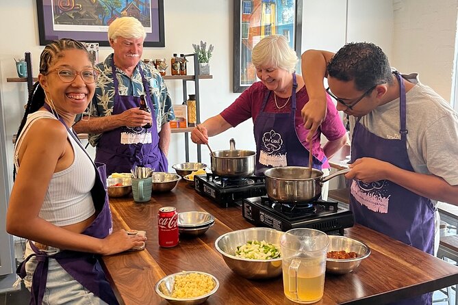 Hands-on Cajun Traditions Cooking Class - Saving room for chocolate bread pudding