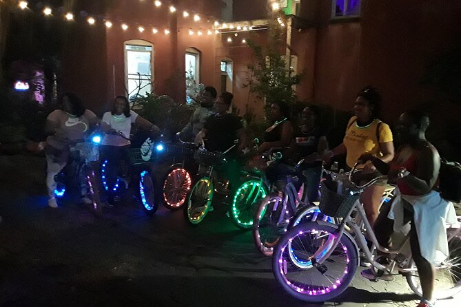 Music Party Bike Ride - Canal Place and the approach to Canal Street