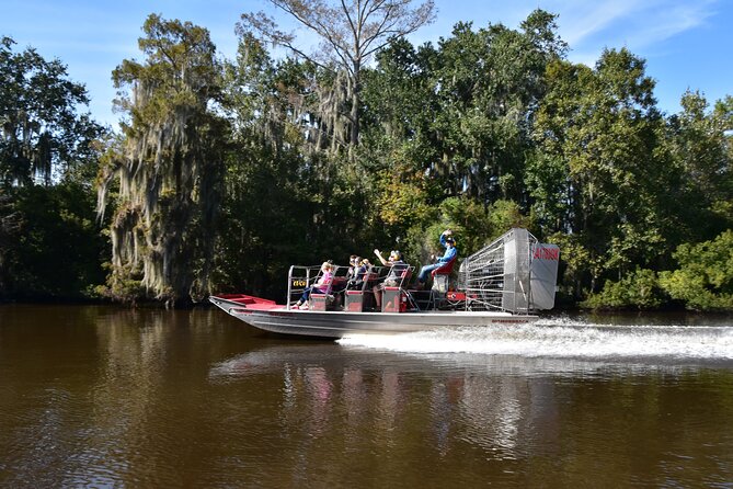 New Orleans Airboat Ride - The 1-hour-45-minute ride through the cypress swamp