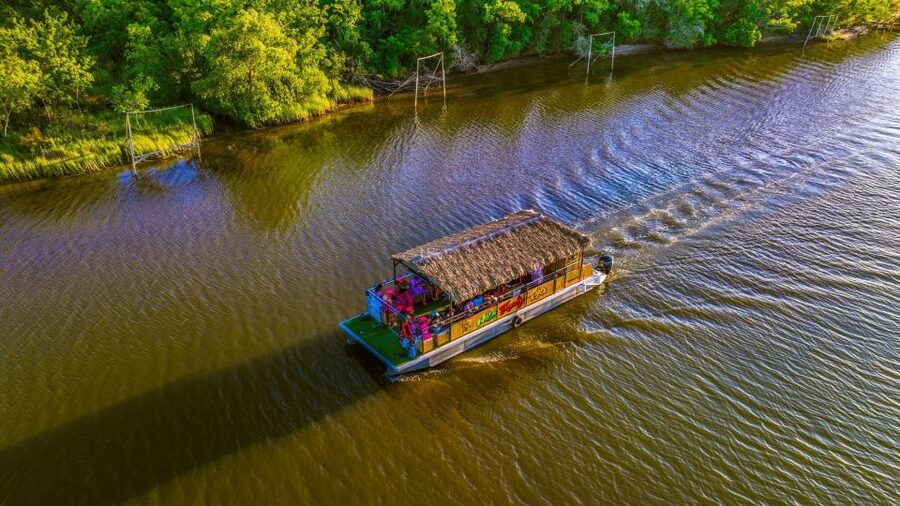 New Orleans: BYOB Tiki Boat Bayou Party and Wildlife Tour - Cruising Bayou Bienvenue and Bayou Sauvage