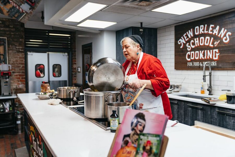 New Orleans: Cajun and Creole Cooking Class - Eating the finished dishes