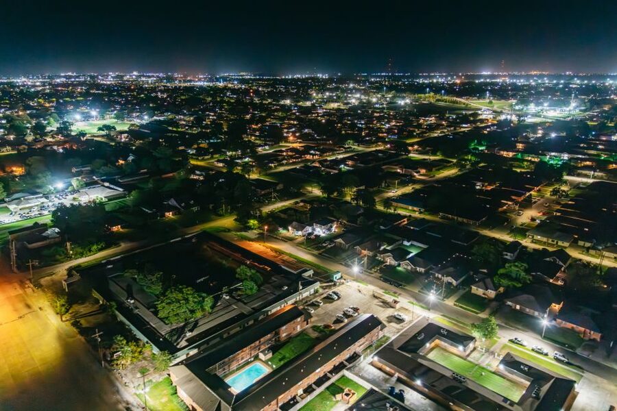 New Orleans: City Lights Helicopter Night Tour - The 20-minute route through Uptown and the Garden District