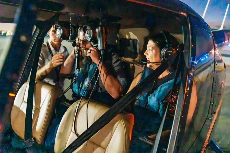 New Orleans: City Lights Helicopter Night Tour - Photography, timing, and the view from your seat