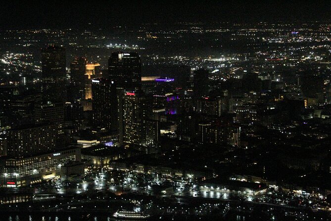 New Orleans City Lights Night Helicopter Tour - The Superdome and New Orleans From Above