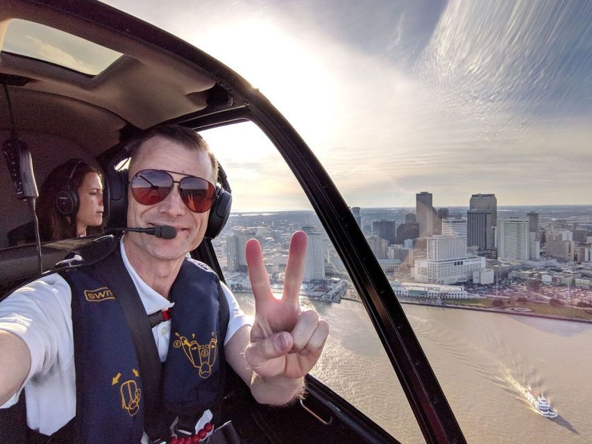 New Orleans: Daytime City Helicopter Tour - Starting at Lakefront Airport