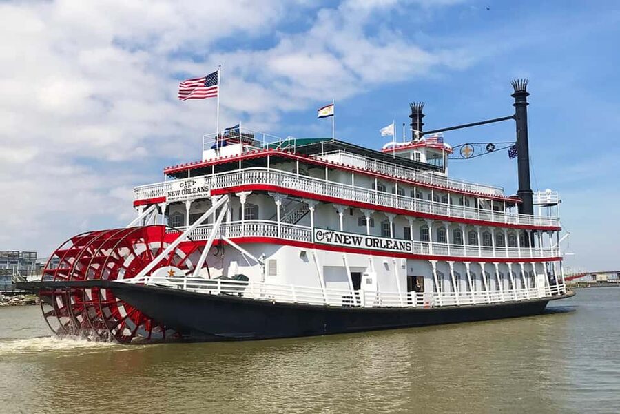 New Orleans: Daytime Steamboat Jazz Cruise + Optional Lunch - Boarding at 400 Toulouse Street