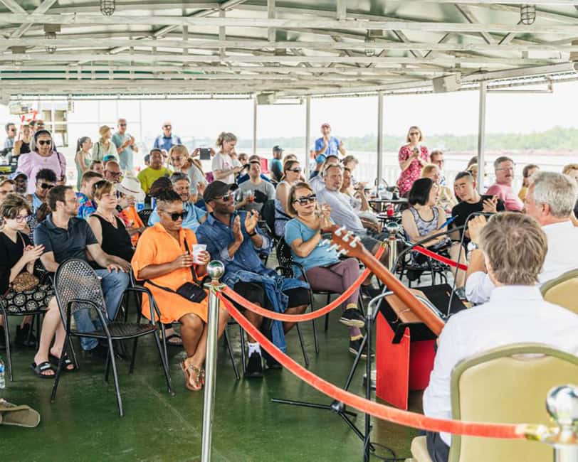 New Orleans: Daytime Steamboat Jazz Cruise + Optional Lunch - Two hours of Mississippi scenery and narration