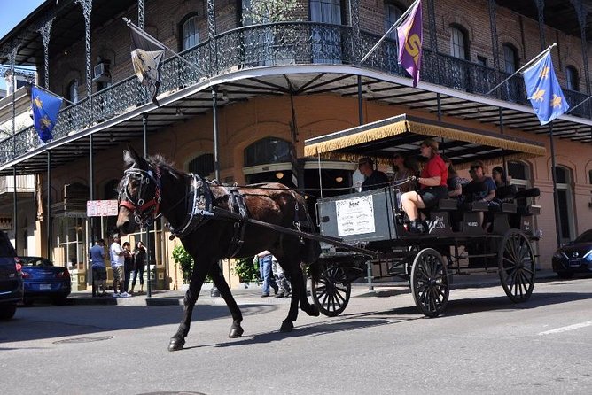 New Orleans French Quarter and More Carriage Ride - French Market and the Mississippi side of the Quarter