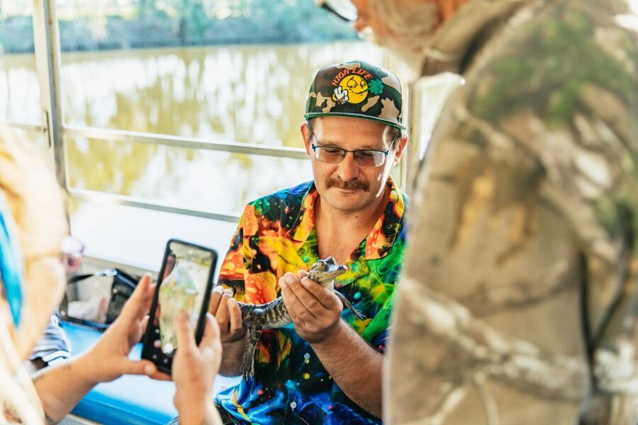 New Orleans: Guided Swamp Cruise by Tour Boat - Alligators, birds, and the right season