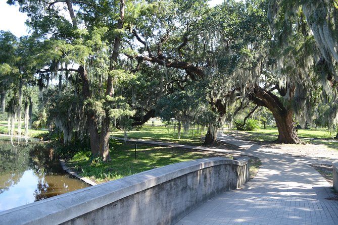 New Orleans History and Sightseeing Small-Group Bike Tour - City Park beneath ancient live oaks