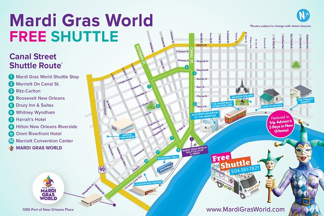 New Orleans Mardi Gras World Behind-the-Scenes Tour - The best time to fit it into your day
