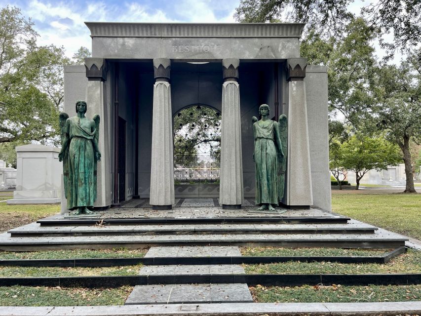 New Orleans: Millionaire’s Tombs of Metairie Cemetery Tour - Stained glass, limestone, and family stories