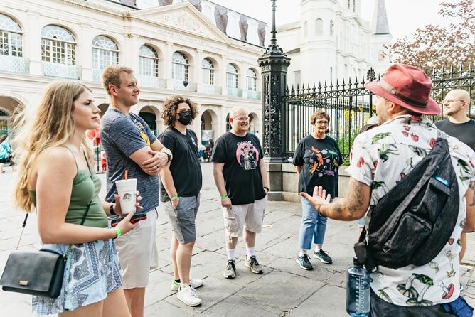 New Orleans Premier Ghost, Voodoo and Vampire Walking Tour - Group size, hearing, and the pavement