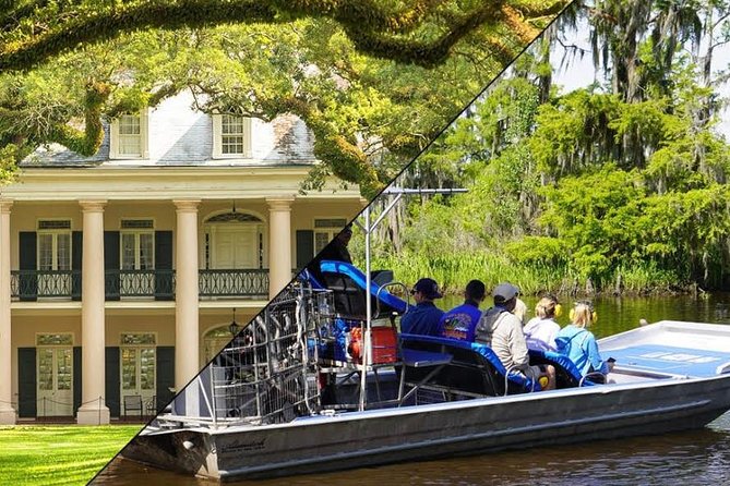 Oak Alley Plantation and Small Airboat Tour from New Orleans - Two Louisiana icons in one long day