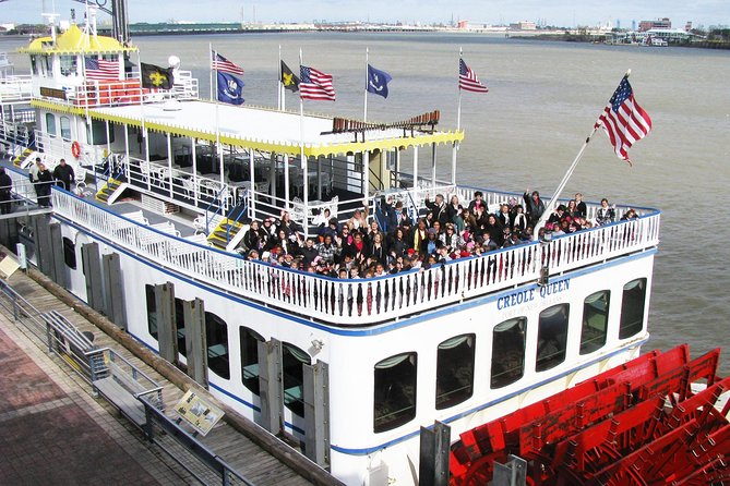 Paddlewheeler Creole Queen Historic Mississippi River Cruise - Lunch, Bread Pudding, and the Cash Bar
