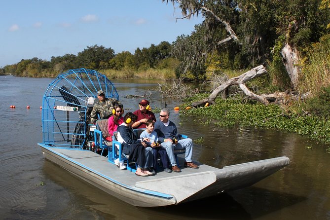 Small-Group Bayou Airboat Ride with Transport from New Orleans - From quiet bayou to 45-mile-per-hour run