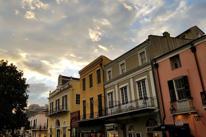 Spooky Family-Friendly Ghost Tour in New Orleans - The French Quarter: stories under balconies and shutters