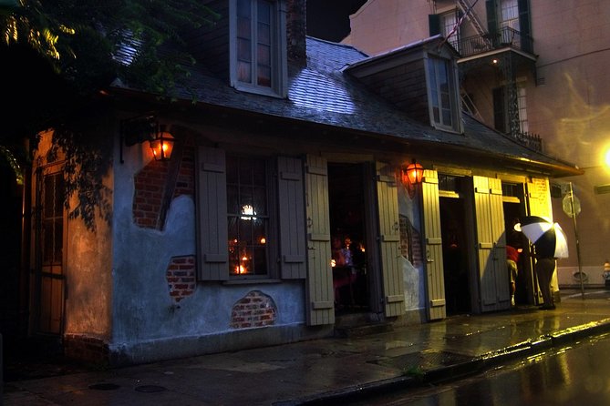The French Quarter Haunted Tour - Lafitte’s Blacksmith Shop Bar and pirate lore