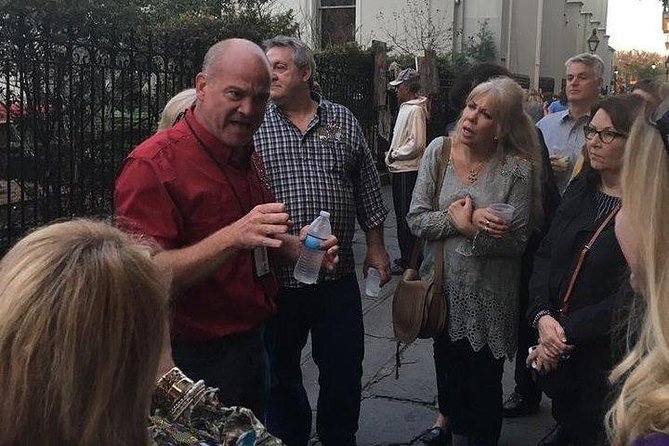The Haunted AF French Quarter Walking Tour - Harry’s Corner Bar after dark